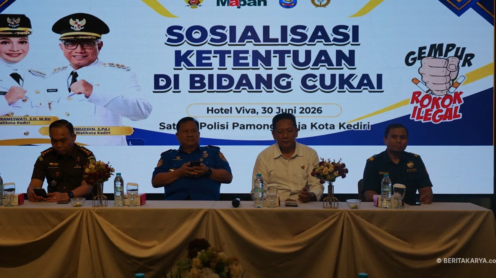 Pemkot Kediri Gencarkan Sosialisasi Cukai, Ajak Masyarakat Perangi Peredaran Rokok Ilegal